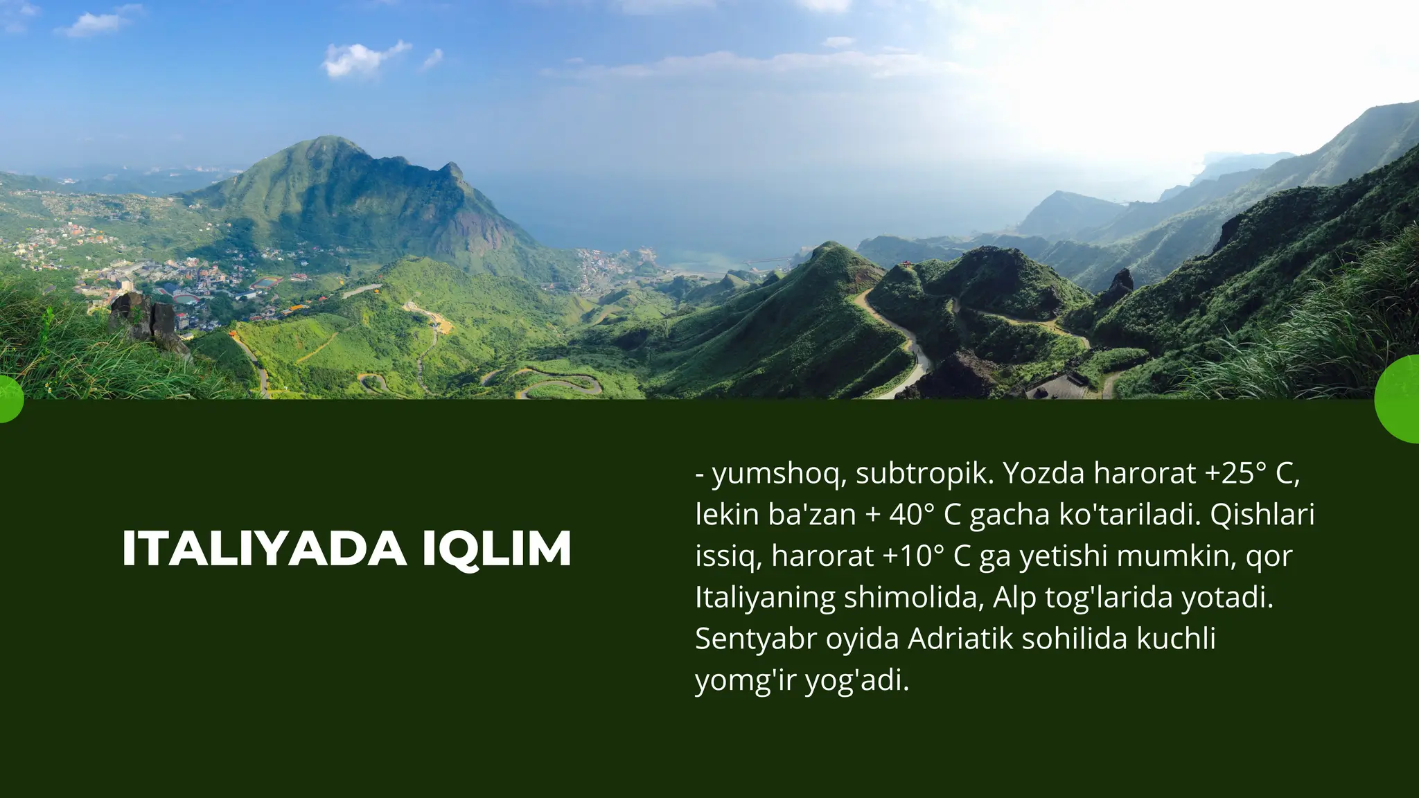 Italiya Rasmi Italiya turizmi. Italiya haqida to'liq yozilgan. | PDF