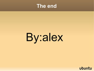 The end




By:alex
 