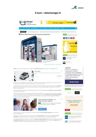 6 June – datamanager.it
 