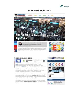 5 June – tech.nerdplanet.it
 