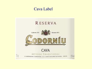 Cava Label 