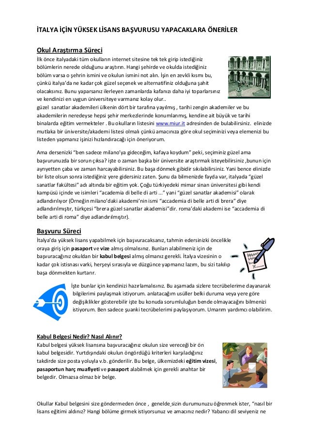 Doktora Ve Yuksek Lisans Icin Niyet Mektubu Ornekleri Akademik Mecmua