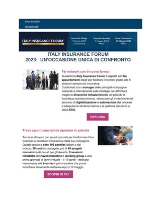Italy Insurance Forum