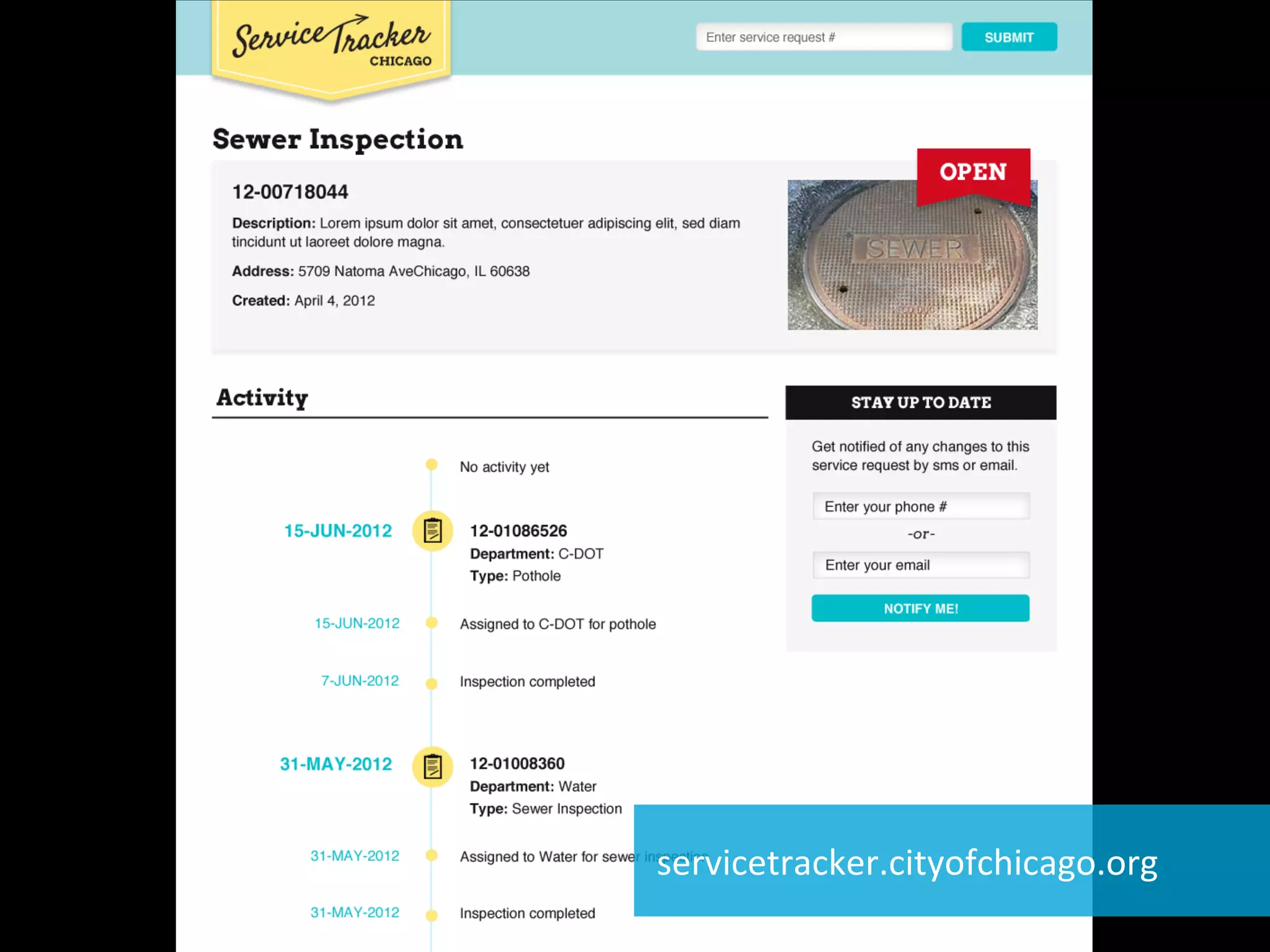 servicetracker.cityofchicago.org	
  
 