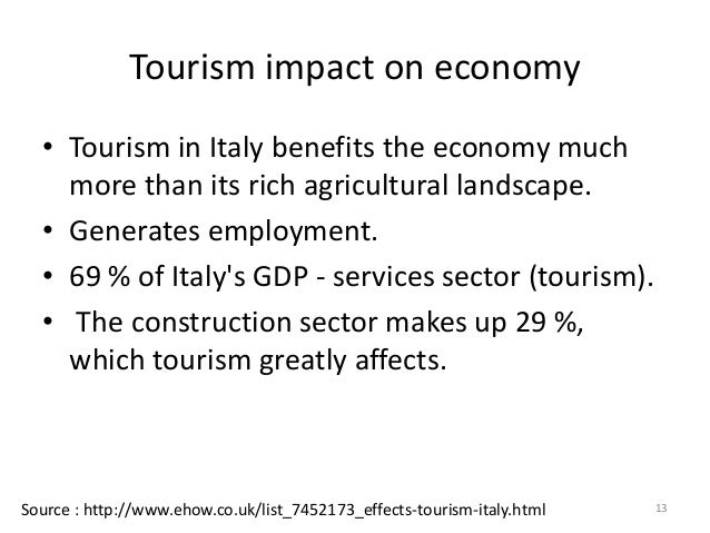 disadvantages of tourism in italy