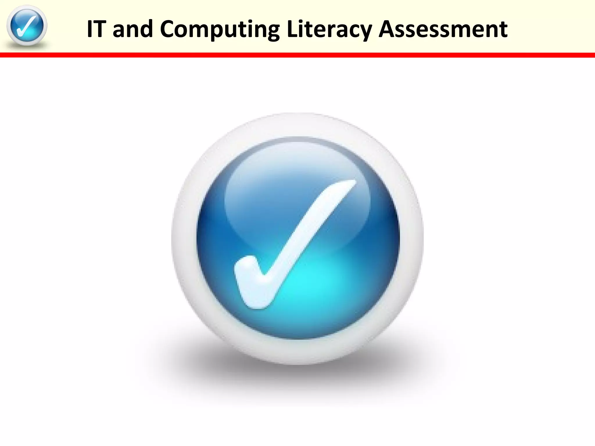 IT and Computing Literacy Assessment