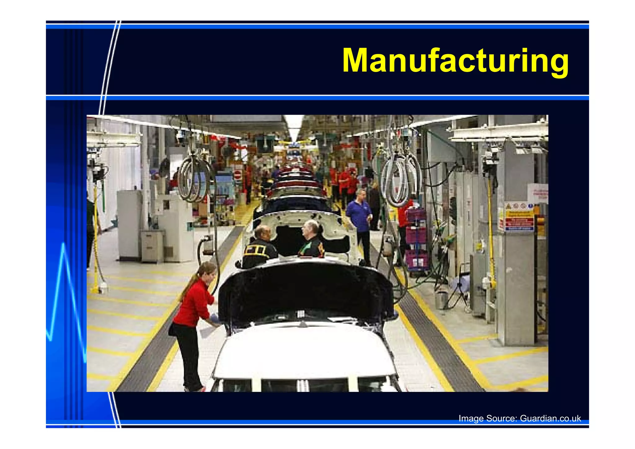 Manufacturing




      Image Source: Guardian.co.uk
 