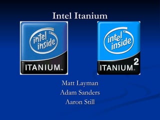 Itanium microarchitecture overview_1.ppt