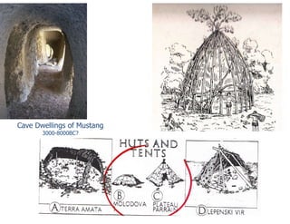 Cave Dwellings of Mustang
3000-8000BC?
 