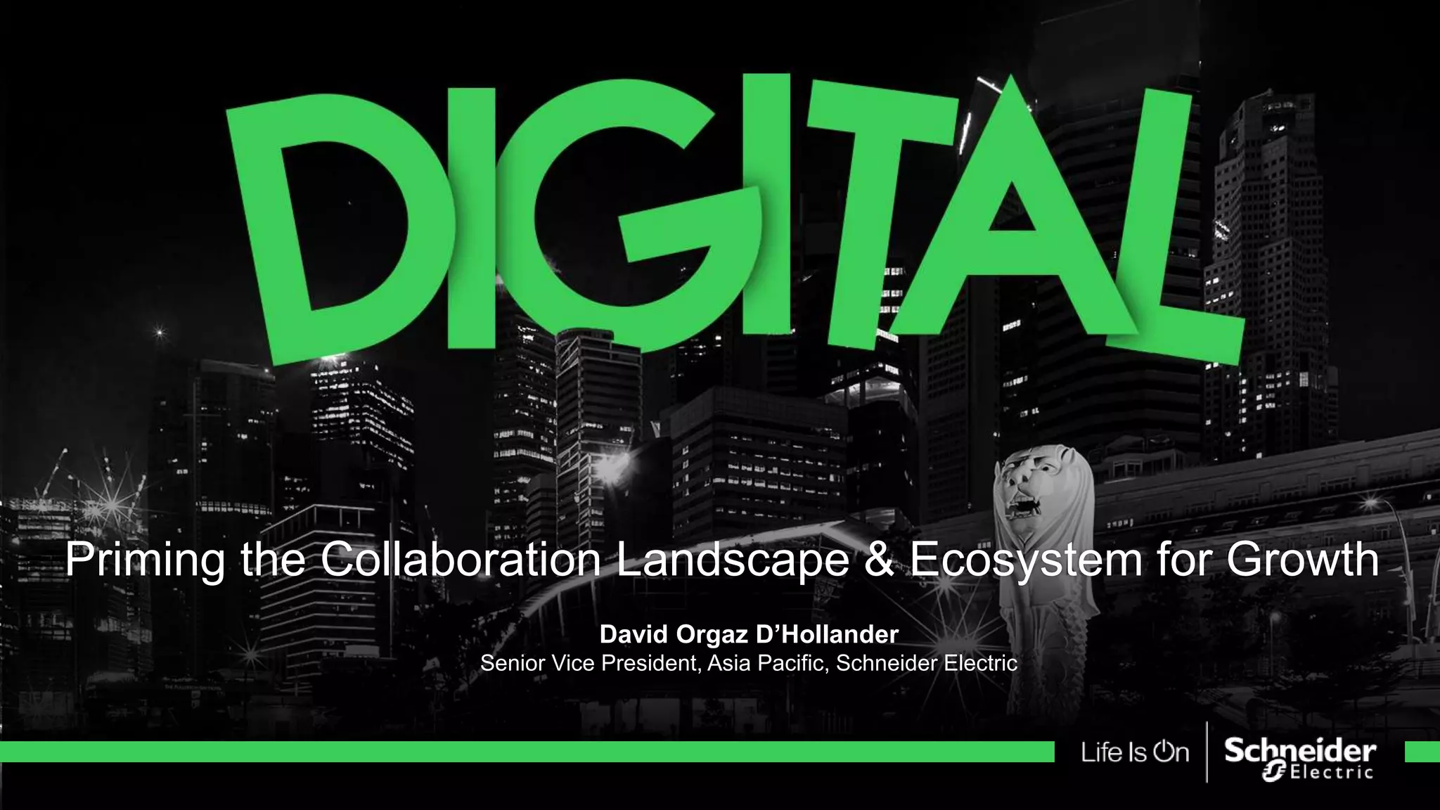 Itap 2018 schneider electric keynote_final | PPTX | Internet of Things ...