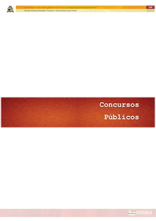 ITAPETININGA TRANSPARENTE, DEMOCRÁTICA E LEGAL: CONTRIBUIÇÃO PARA AS ELEIÇÕES 2012
Gestão Roberto Ramalho Tavares – Governando para Todos
Assessoria de Projetos Especiais e Controle Interno
Secretaria de Gabinete
199
 