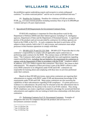 ITAR for Government Contracts - Revised for Recent Amendments | PDF