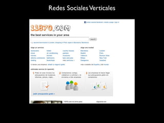 Redes Sociales Verticales
 