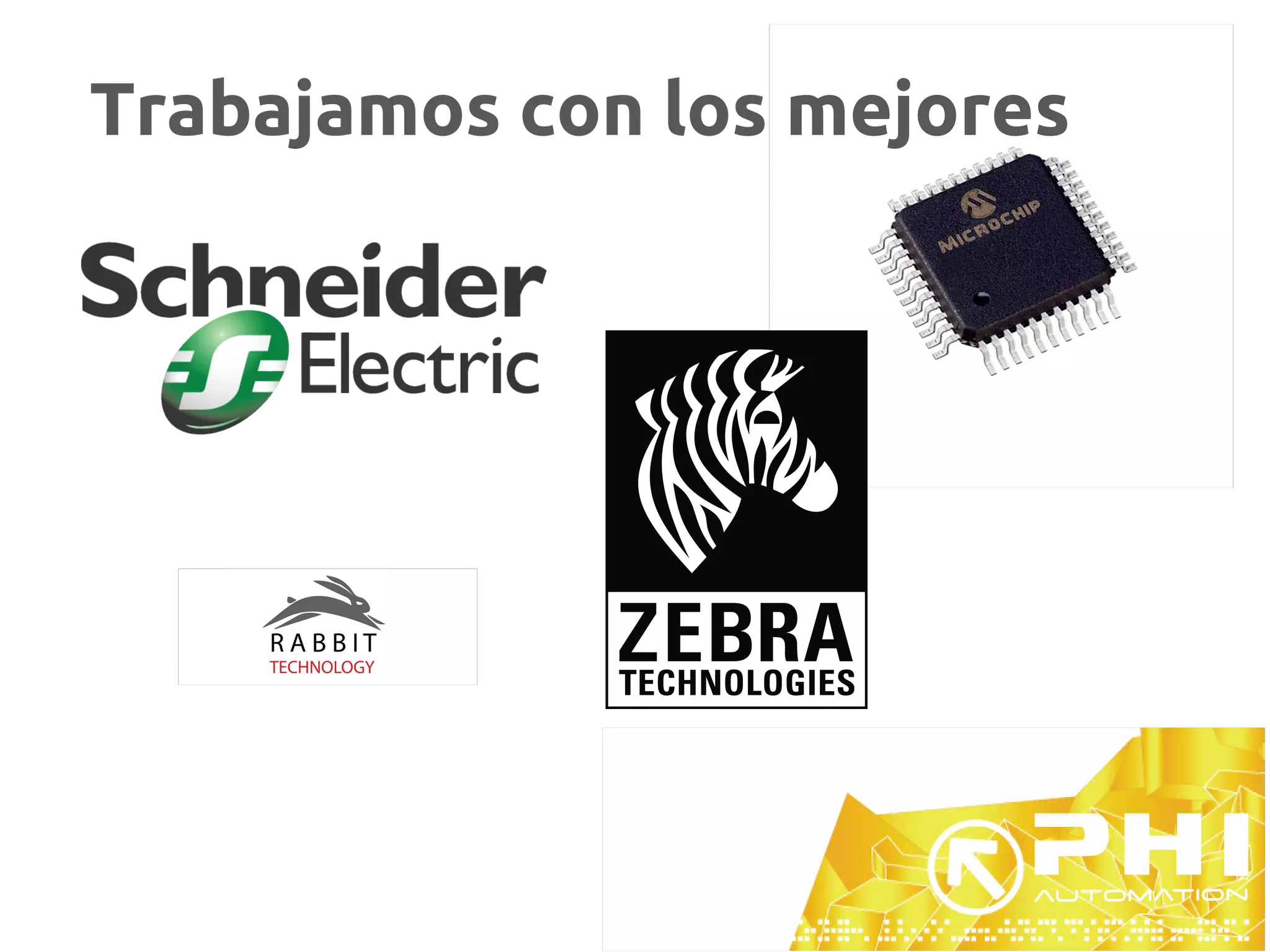 Trabajamos con los mejores
 