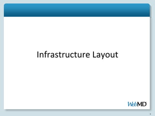 Infrastructure Layout




                        8
 