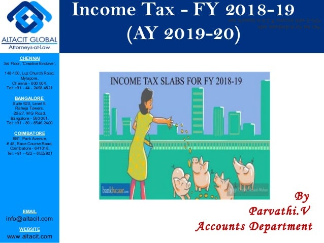 New Tax Law 2020 Income Tax AY 2019 2020 New Tax Law 2020 Income Tax AY 2019 2020