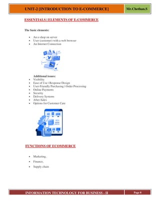 INTRODUCTION TO ECOMMERCE | PDF