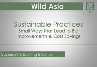 Sustainable Building Initiative  