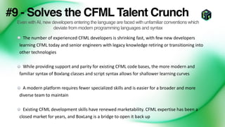 Top Ten Reasons to Migrate to Boxlang: Modernizing CFML Development led ...
