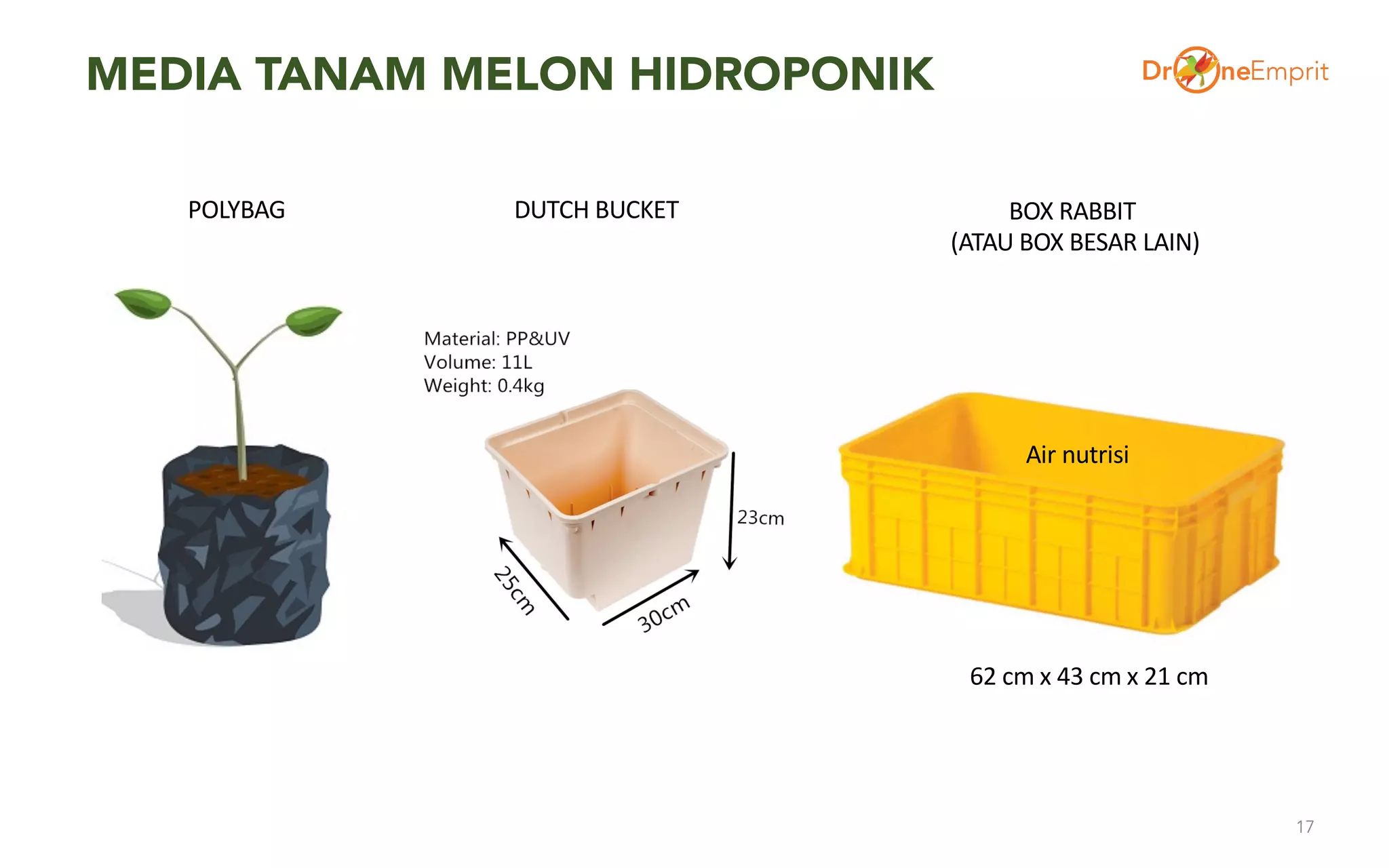 TEKNIK TANAM MELON HIDROPONIK JEPANG ALA DRONE EMPRIT | PDF