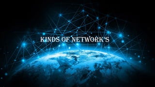 KINDS OF NETWORK’S
 
