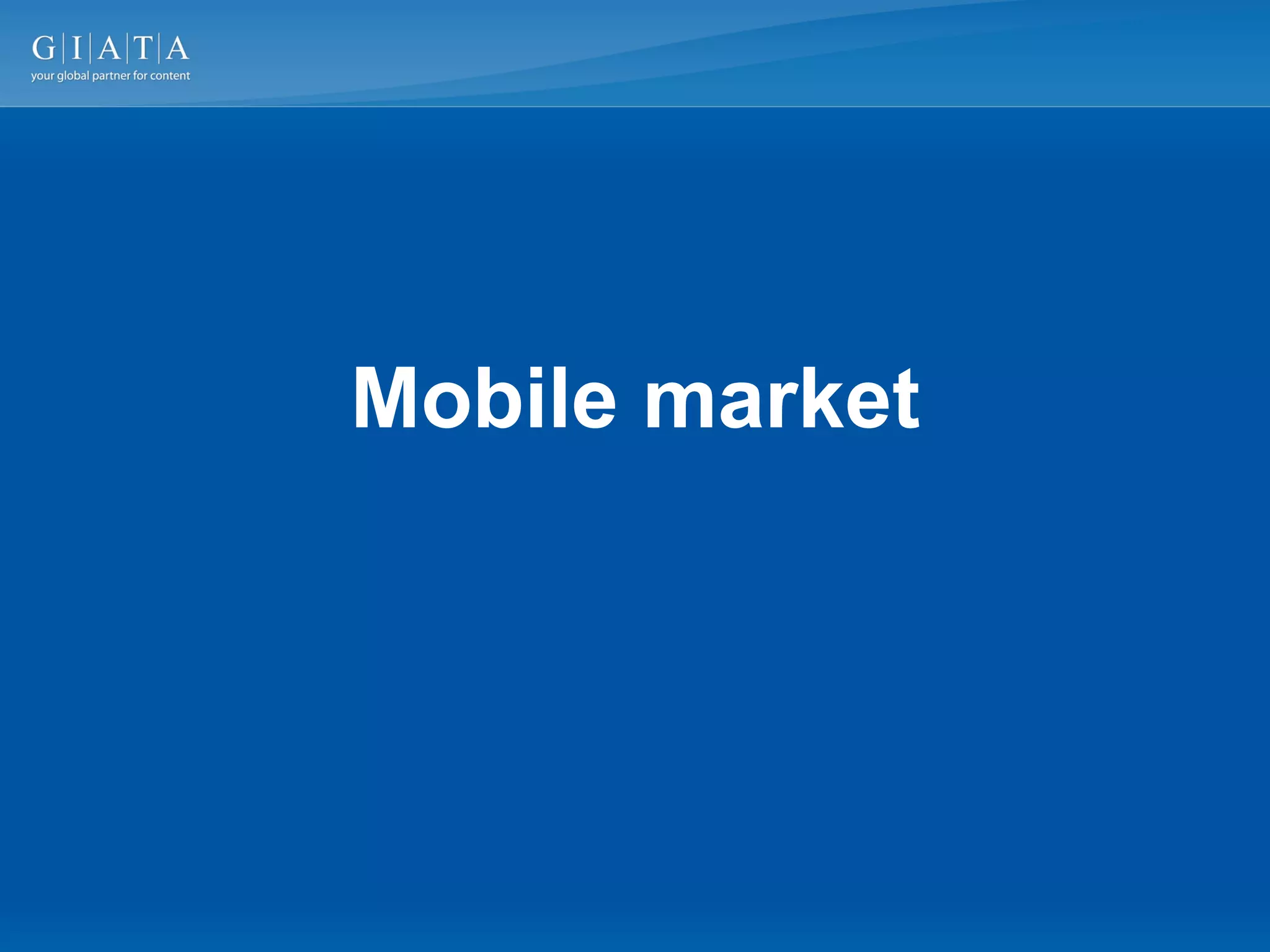 Mobile market
 