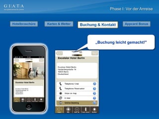 Phase I: Vor der Anreise




„Buchung leicht gemacht!"
 