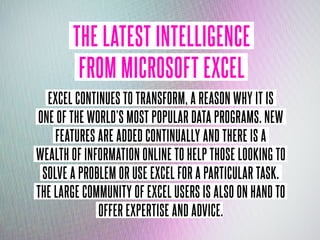 9 ways to power your Excel skills | PDF