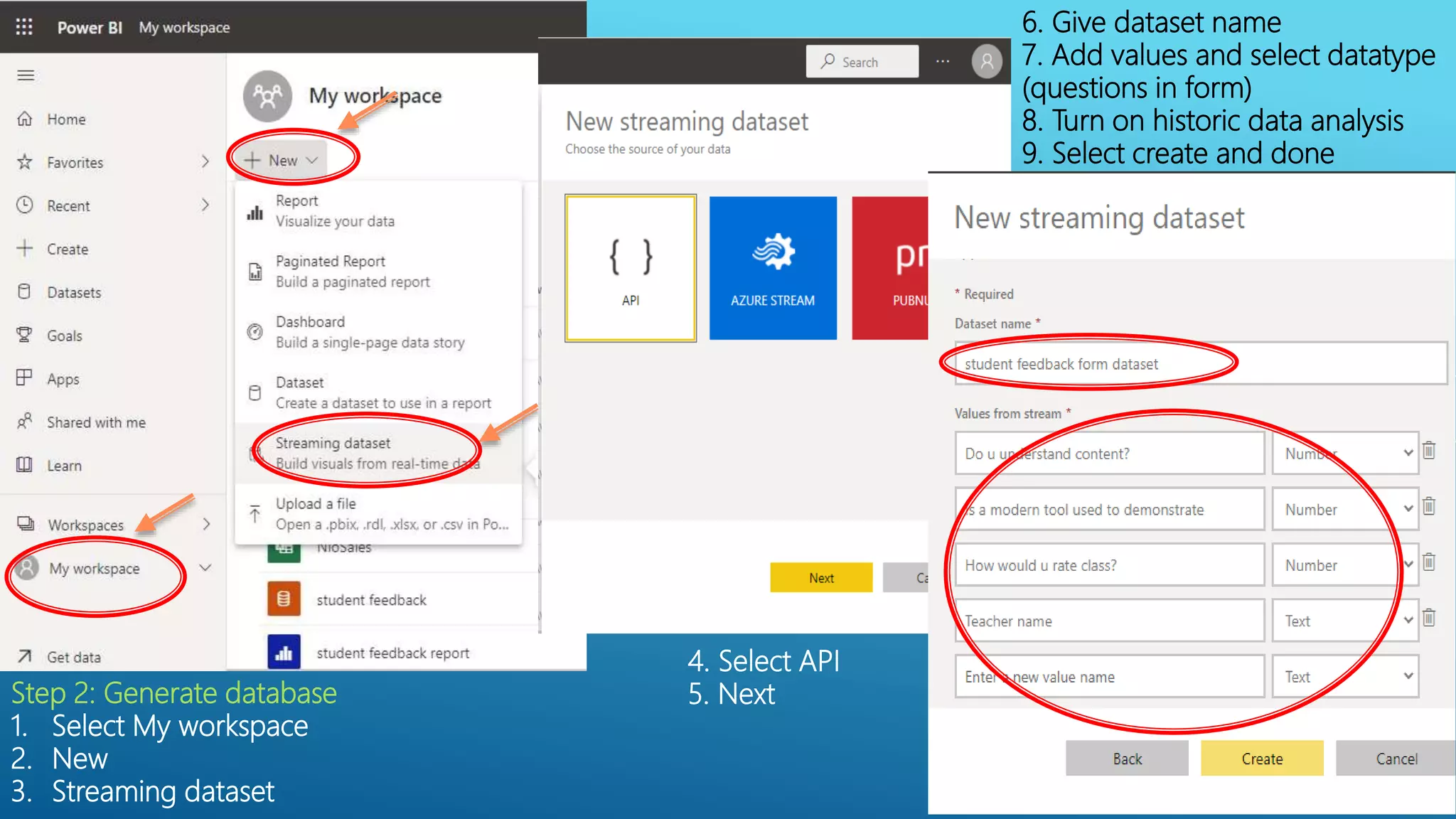 Data visualization how to connect microsoft forms to power bi ppt