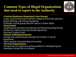 Illicit Example Introduction To Business- Lesson 2 Form of Business | PPT