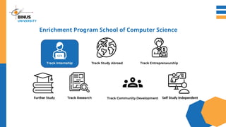 Enrichment Program School of Computer Science
 