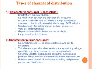classification of industrial and consumer good and channel of ...