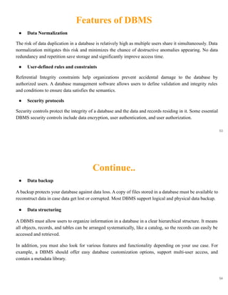 DATABASE MANAGEMENT SYSTEM | PDF