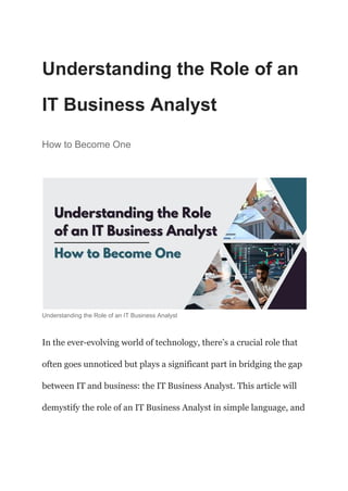 IT Business Analyst Job Description, Salary, and Roles (1).pdf
