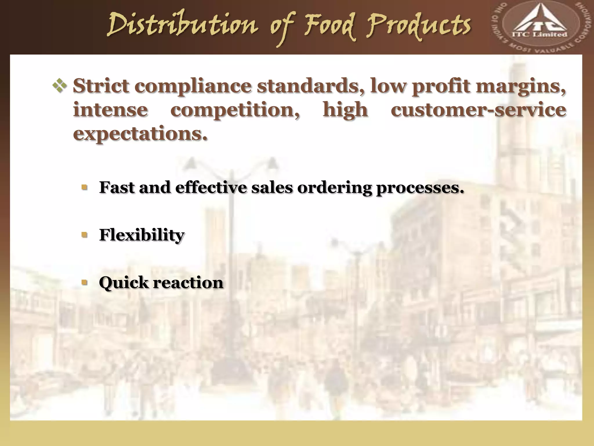 ITC Sunfeast: Sales and Distribution