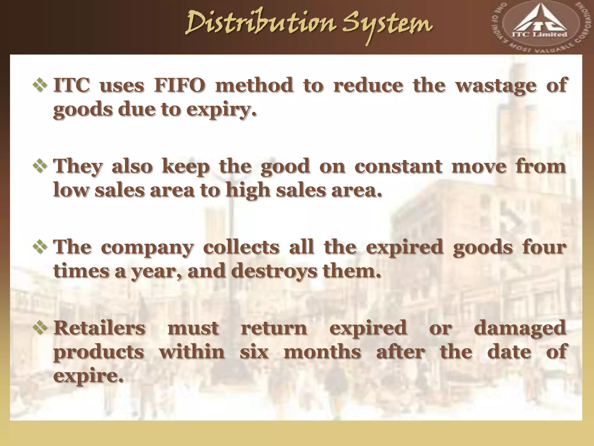 ITC Sunfeast: Sales and Distribution