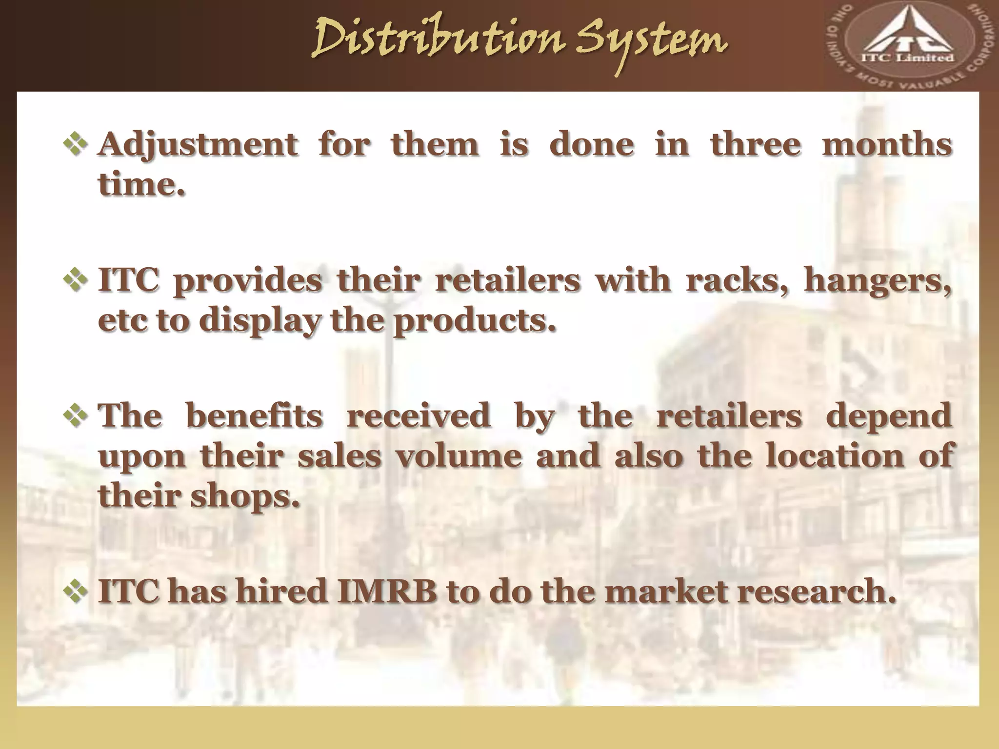 ITC Sunfeast: Sales and Distribution
