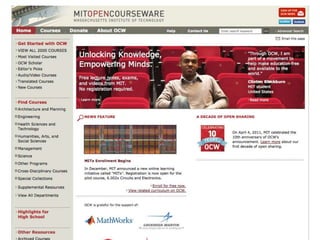 MIT OpenCourseWare
38


         ocw.mit.edu




     Unless otherwise specified, this work is licensed under a Creative Commons Attribution 3.0 United
 