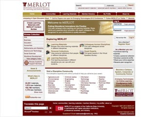 MERLOT
45


        www.merlot.org
 