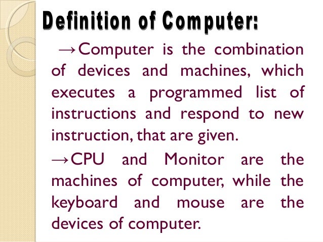 Itc what is computer