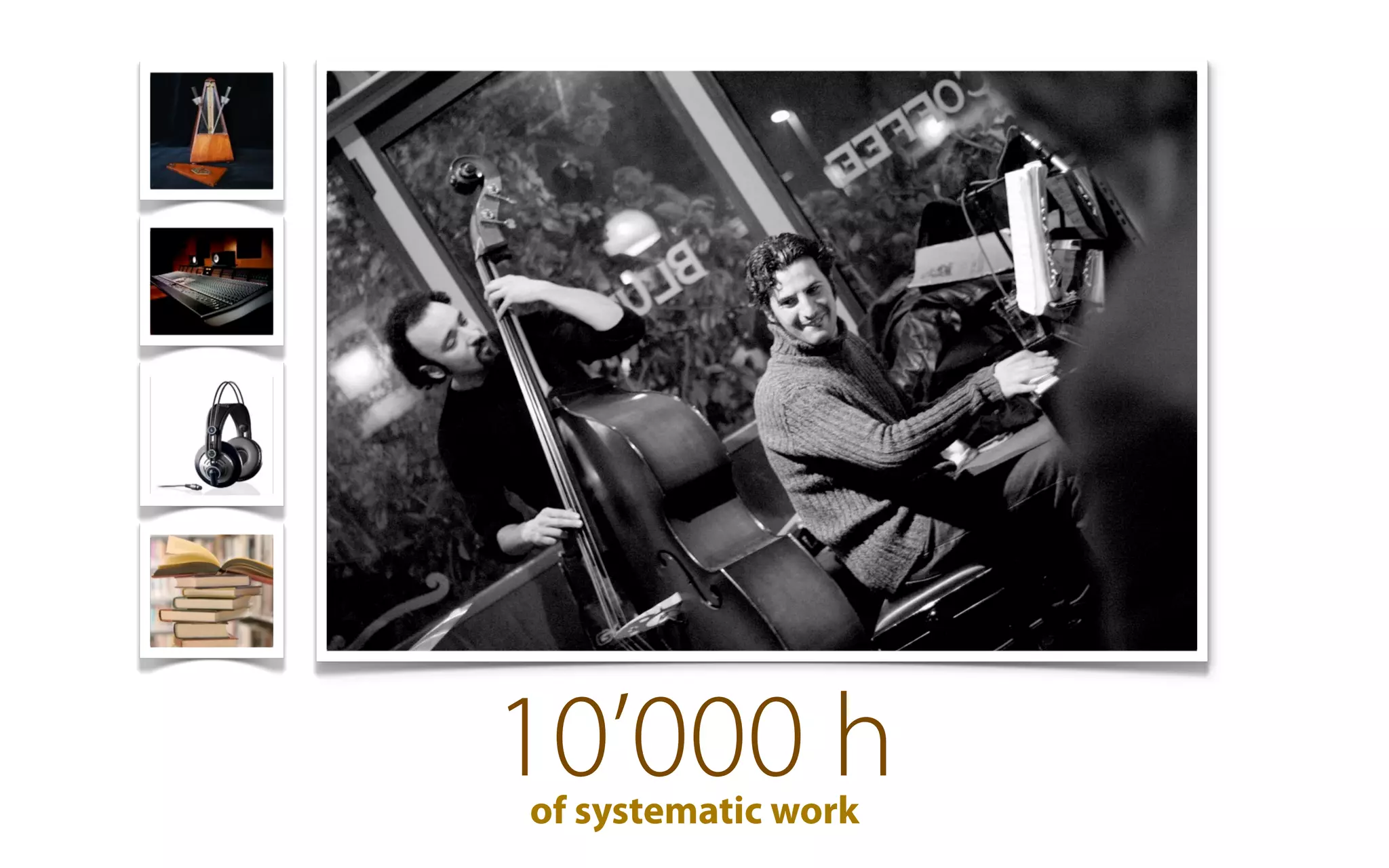 10’000 h
of systematic work
 