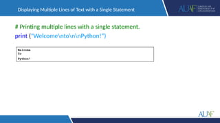 ITC 110 Week 10 Introdution to Python .pptx