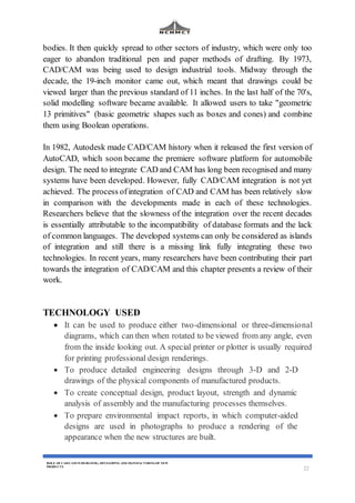 It cad&cam report | PDF