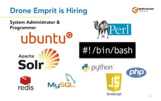 Drone Emprit is Hiring
101
System Administrator &
Programmer
 