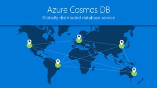 Globally distributed database service
 