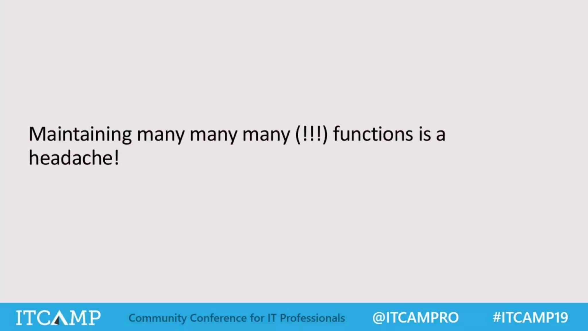 ITCamp 2019 - Alex Mang - How Far Can Serverless Actually Go Now