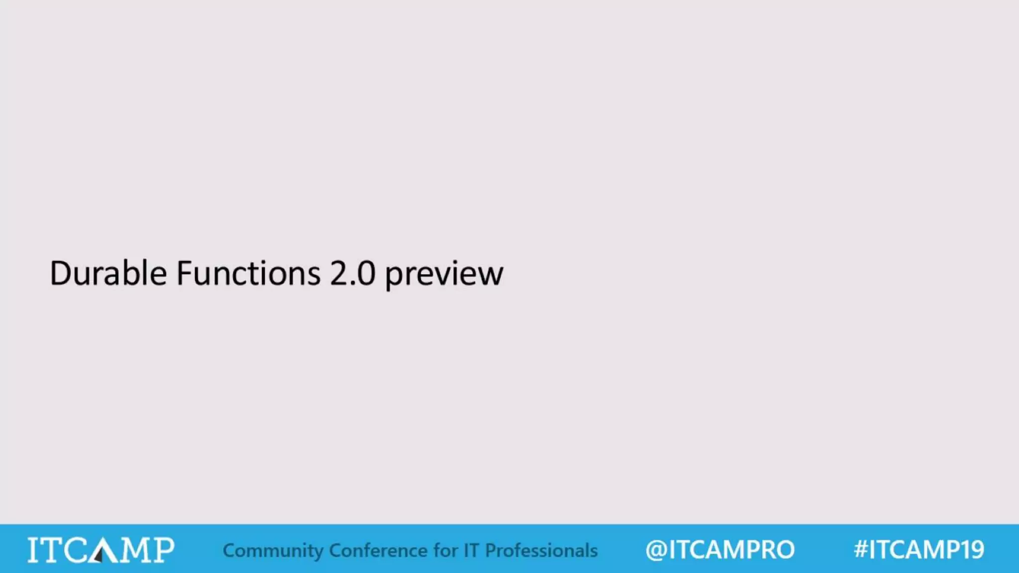 ITCamp 2019 - Alex Mang - How Far Can Serverless Actually Go Now