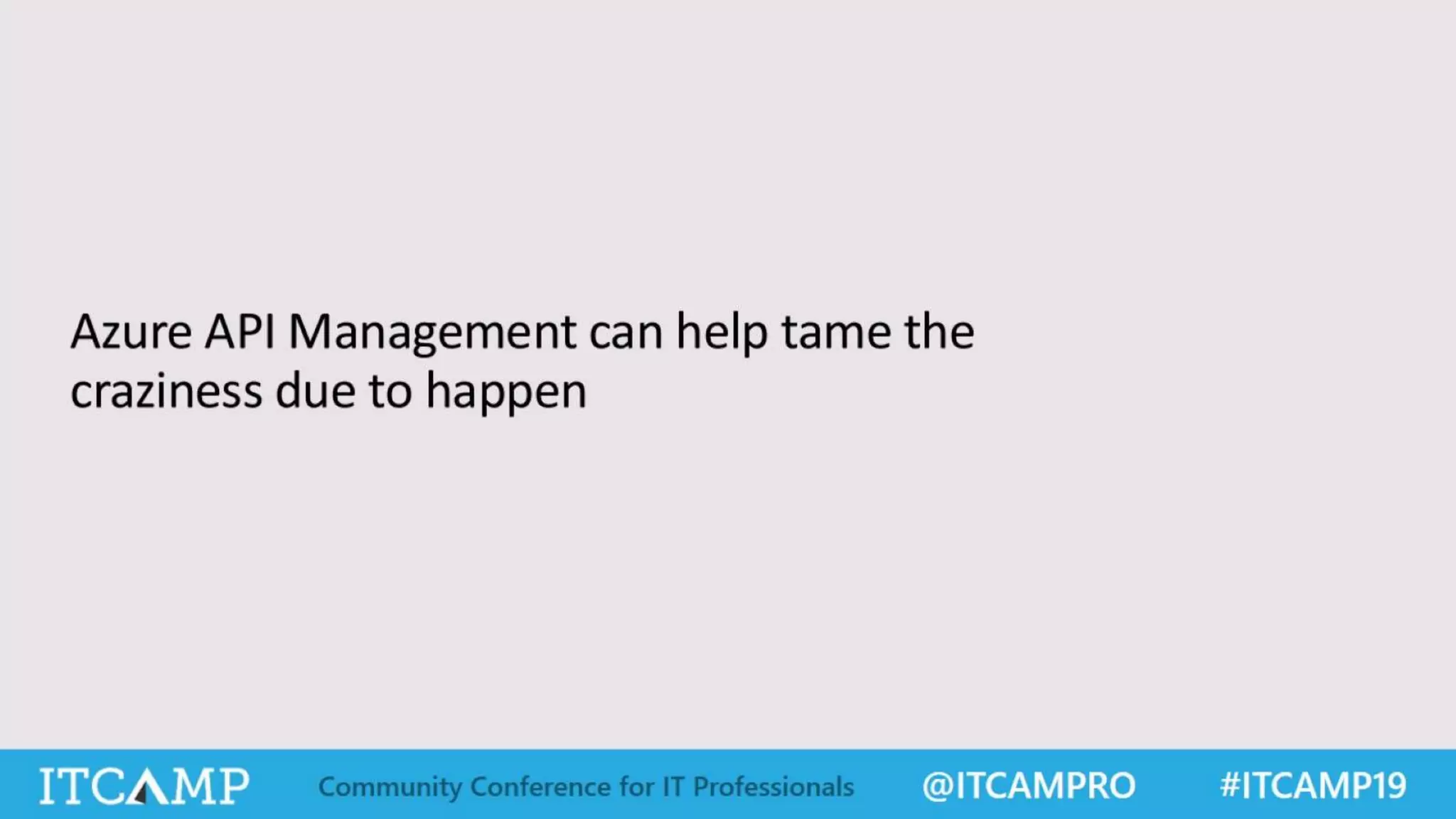 ITCamp 2019 - Alex Mang - How Far Can Serverless Actually Go Now