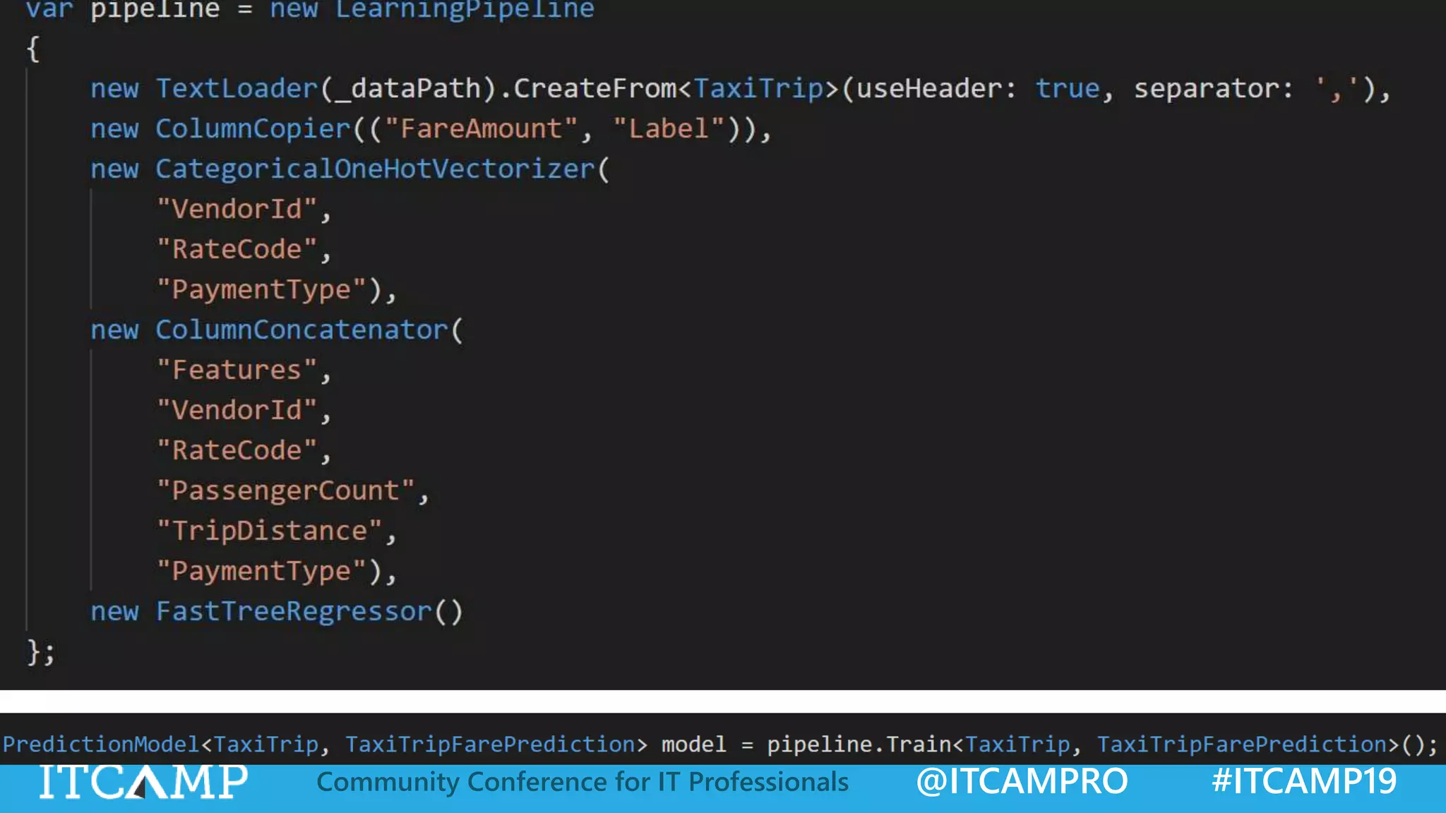 @ITCAMPRO #ITCAMP19Community Conference for IT Professionals
 