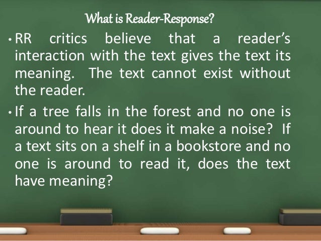 readers response cticism